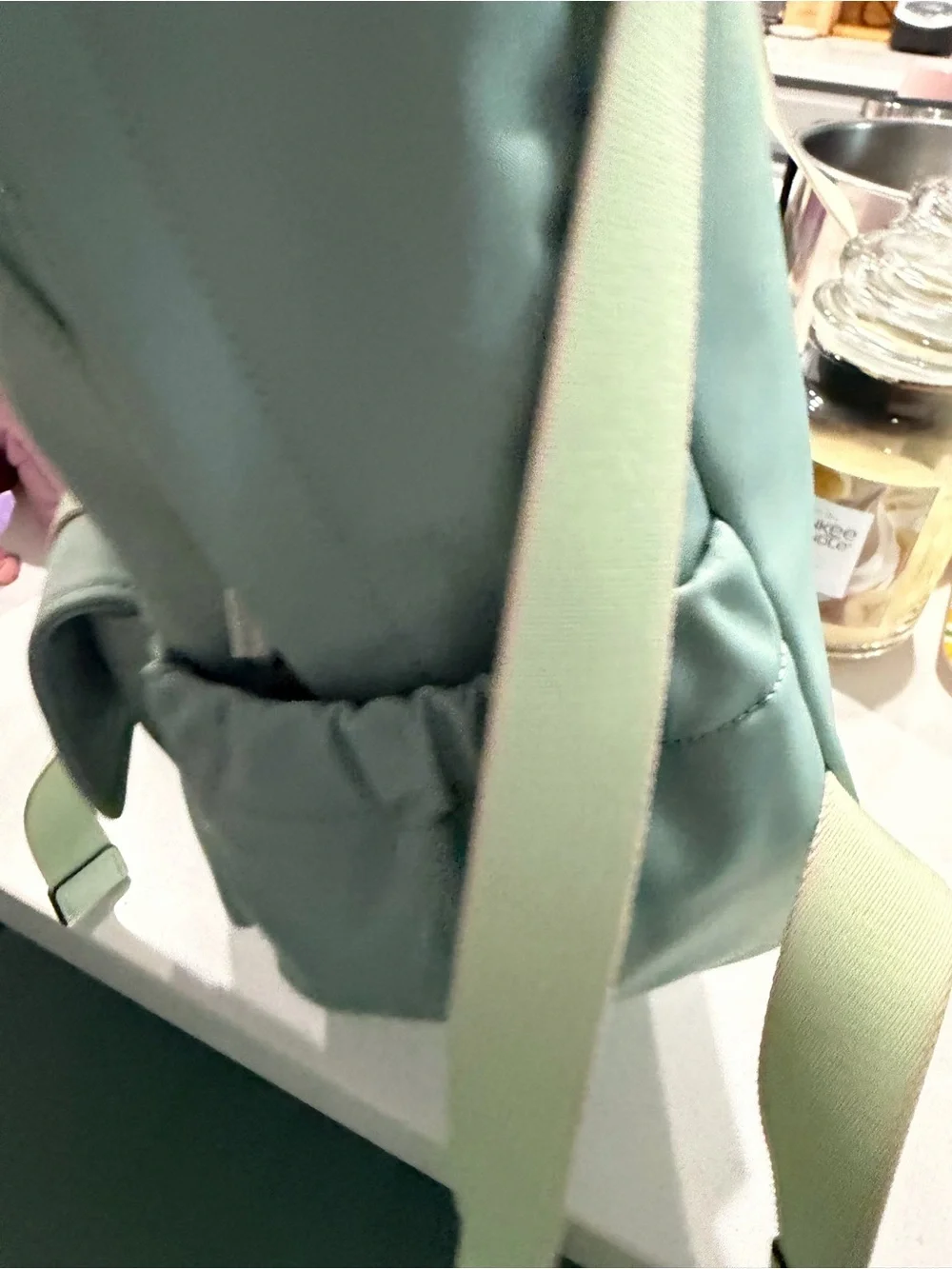 kate spade Mint Green Mini Backpack with Front Pockets